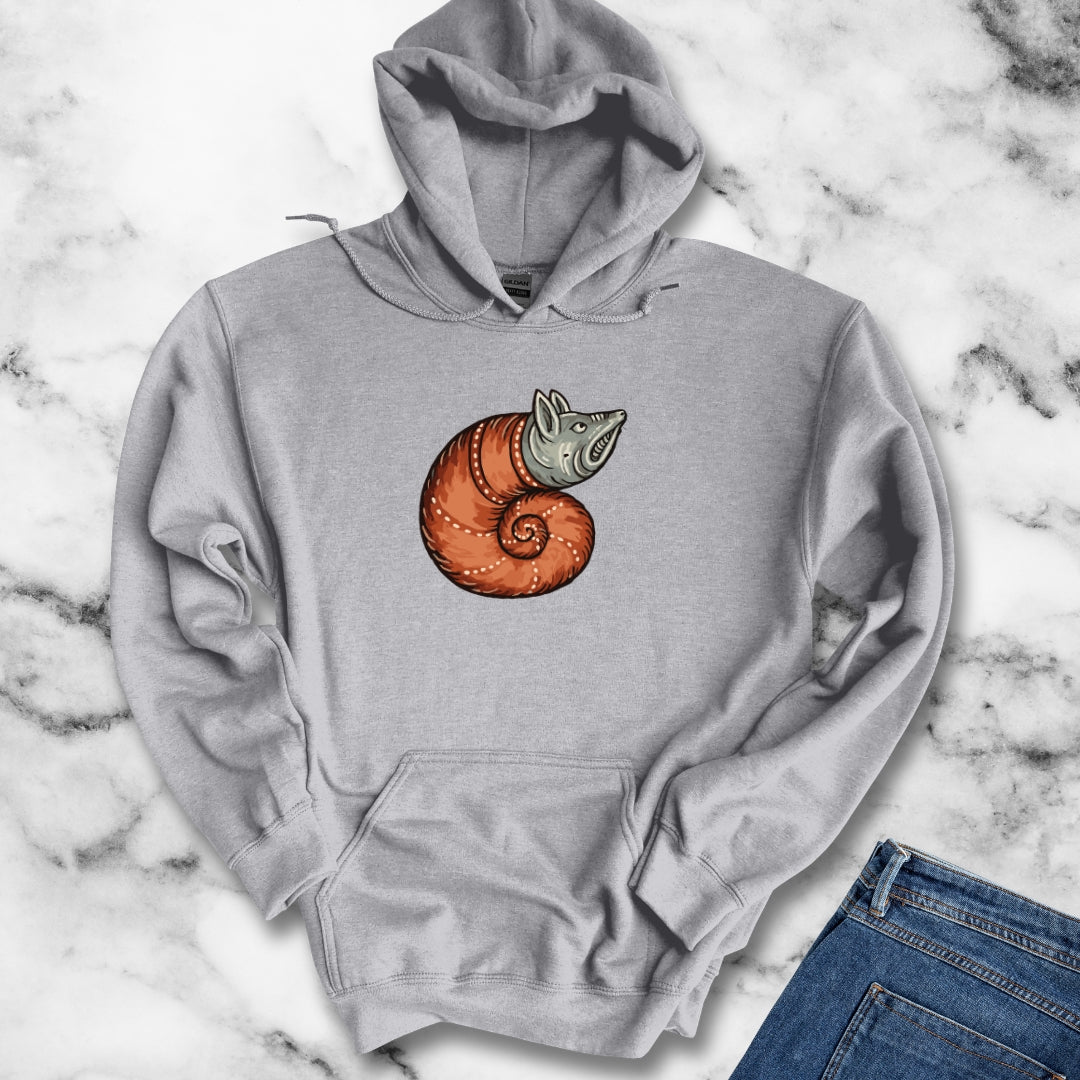 Snail Rat Hybrid Medieval Marginalia Hoodie Sweatshirt