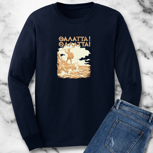 Pillagin' Ain't Easy Viking Raiding Long Sleeve Tee