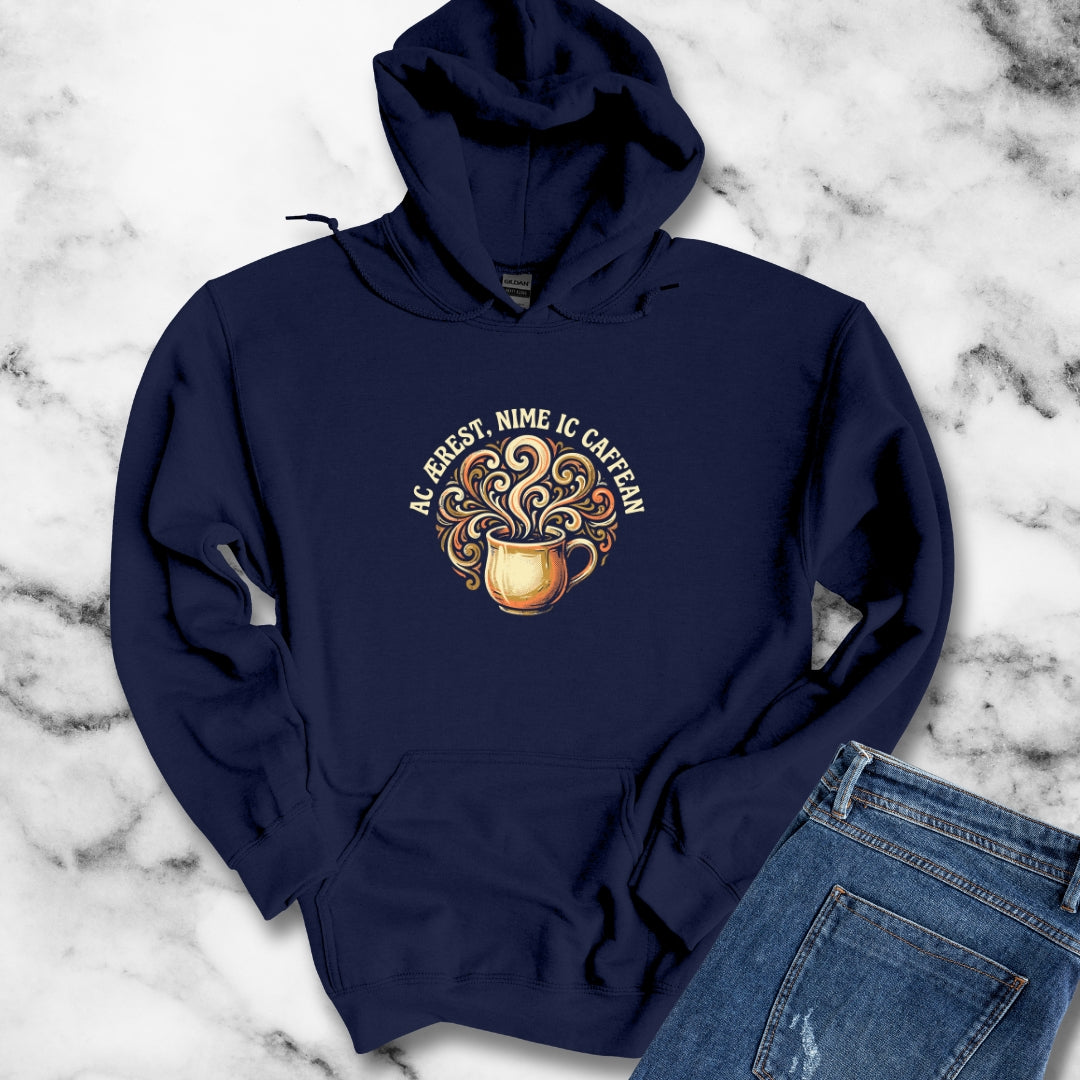 But First Coffee in Old English Hoodie Sweatshirt