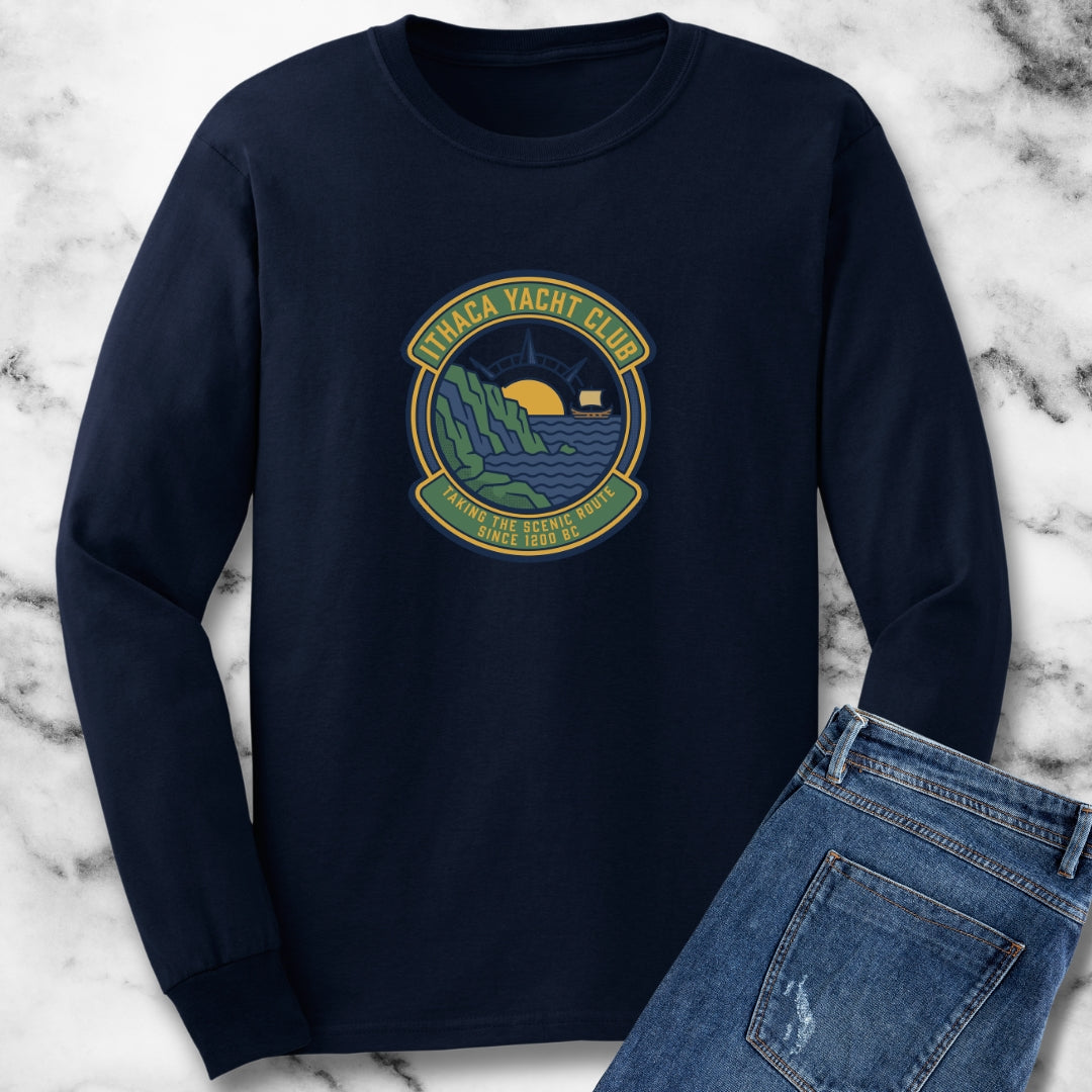 Odysseus Ithaca Yacht Club Long Sleeve Tee