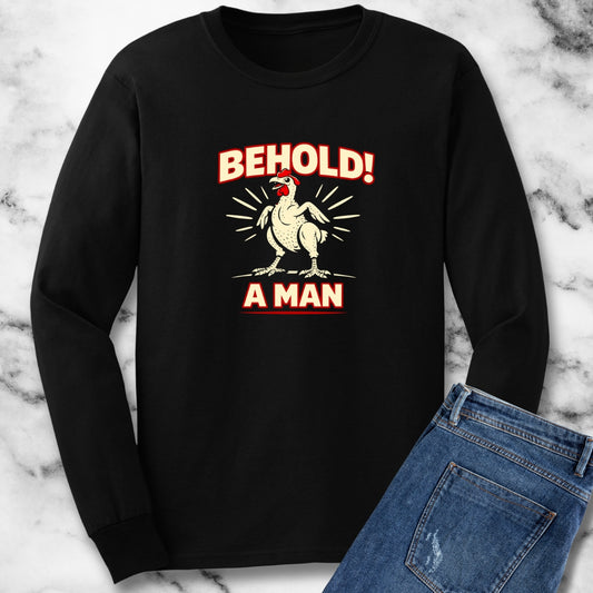 Diogenes of Sinope Behold a Man Quote Long Sleeve Tee