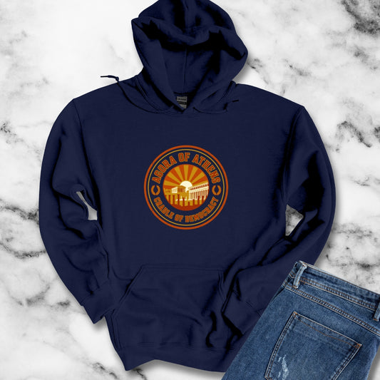 Athens Agora Cradle of Democracy Hoodie Sweatshirt