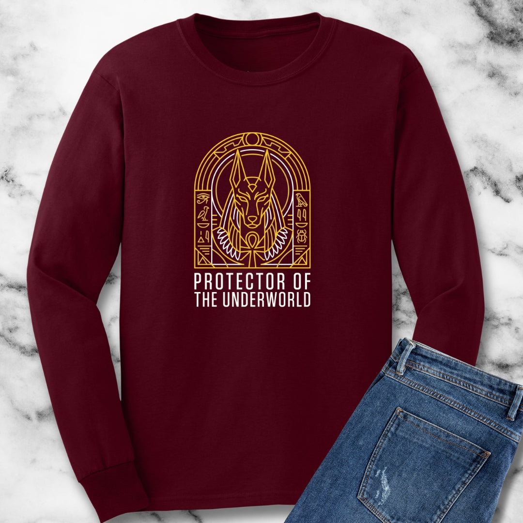 Anubis God of the Underworld Long Sleeve Tee