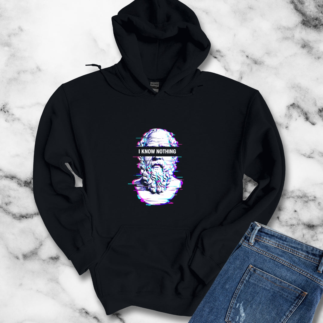 Socrates I Know Nothing Hoodie Sweatshirt