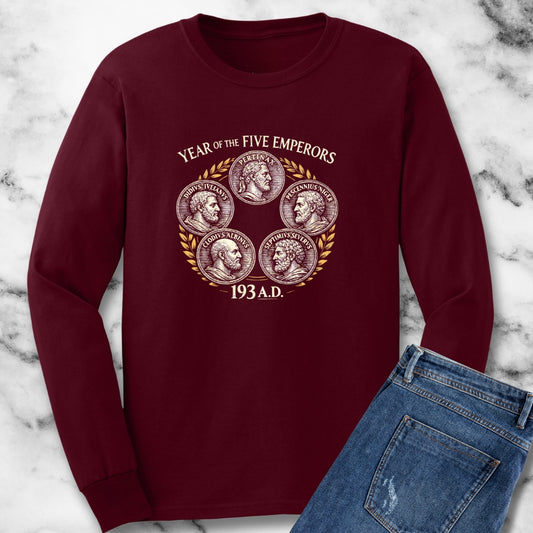 Year of the 5 Emperors Septimus Severus Unisex Long Sleeve Tee