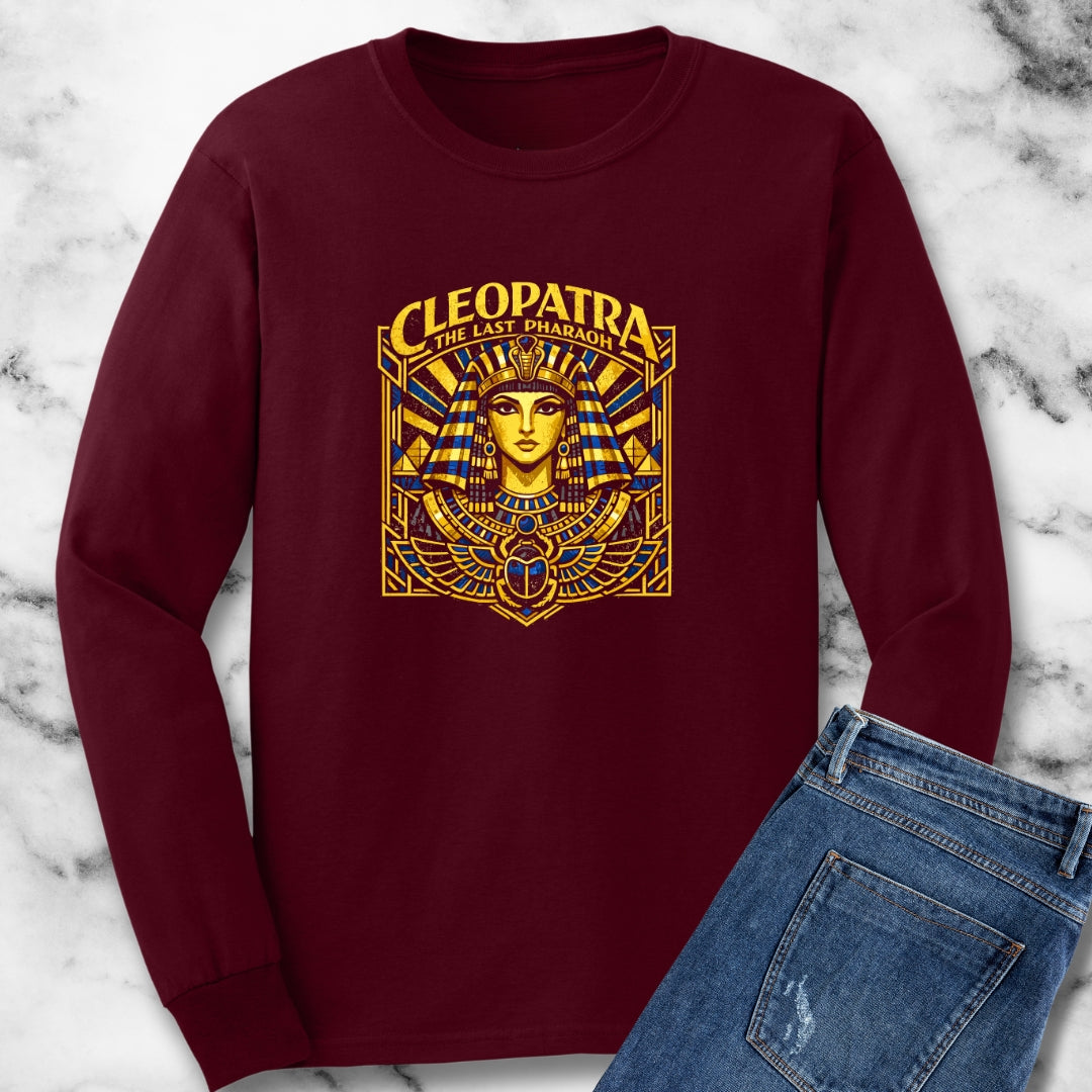 Cleopatra Last Pharoah Unisex Long Sleeve Tee
