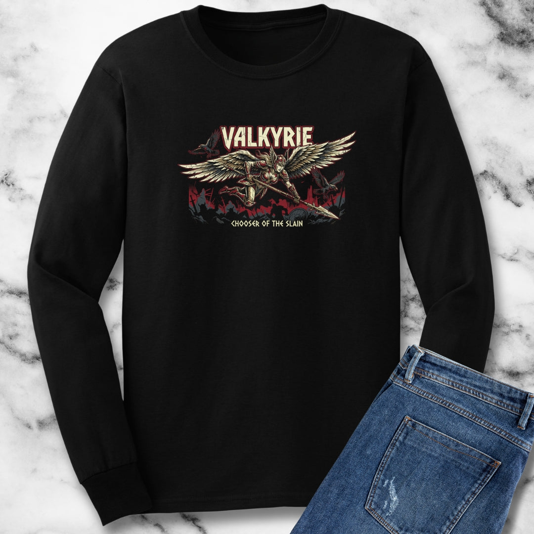 Valkyrie Chooser of the Slain Unisex Long Sleeve Tee