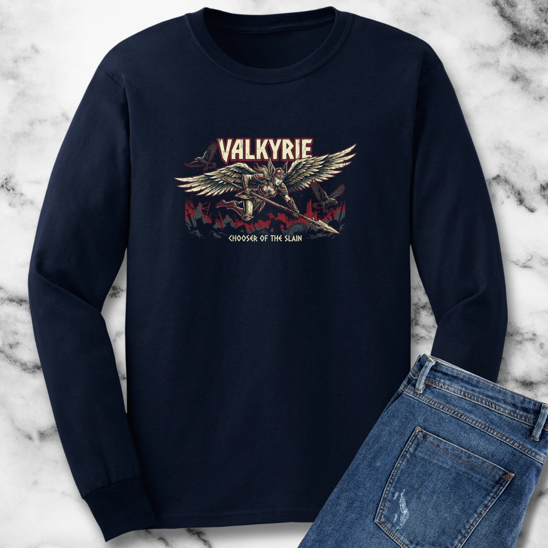 Valkyrie Chooser of the Slain Unisex Long Sleeve Tee