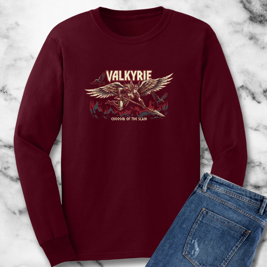 Valkyrie Chooser of the Slain Unisex Long Sleeve Tee