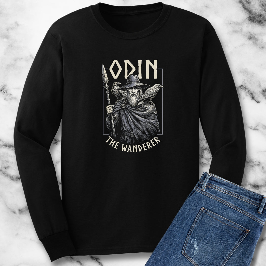 Odin the Wanderer Unisex Long Sleeve Tee
