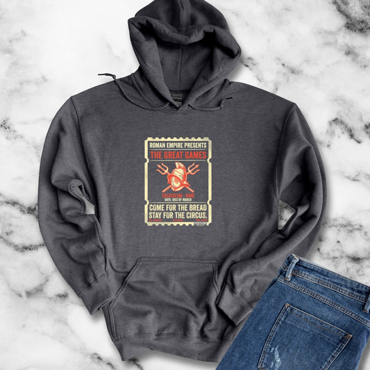 Colosseum Gladiator Ticket Bread Circuses Hoodie Sweatshirt