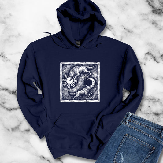 Sköll & Hati the Devourers Hoodie Sweatshirt