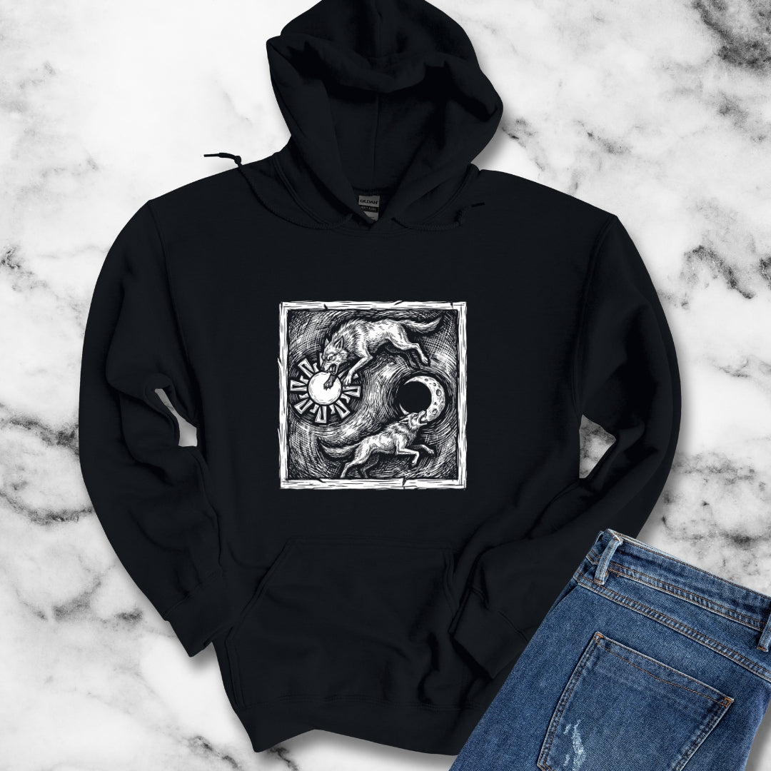 Sköll & Hati the Devourers Hoodie Sweatshirt