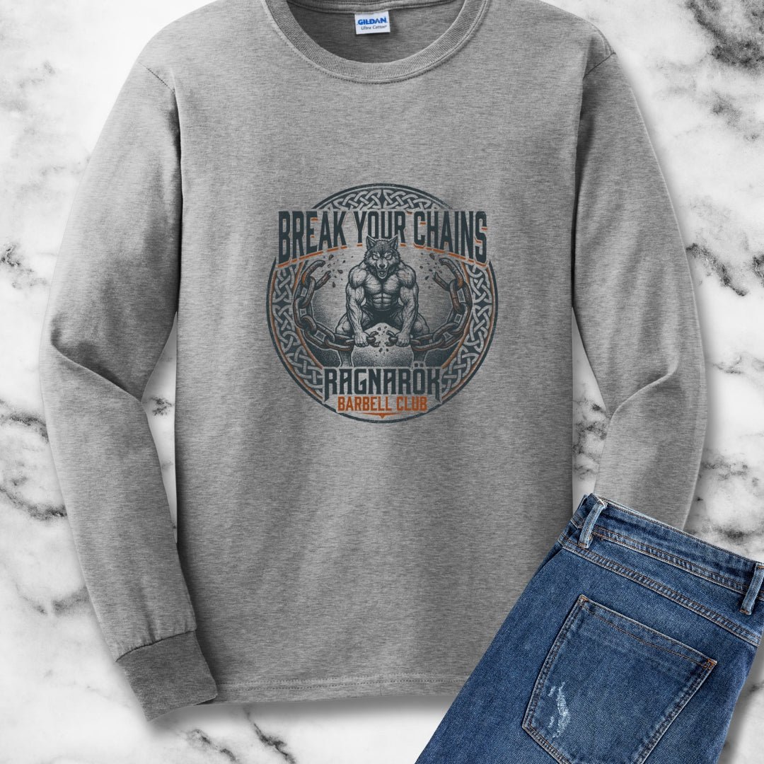 Fenrir Norse Hound Fitness Unisex Long Sleeve Tee