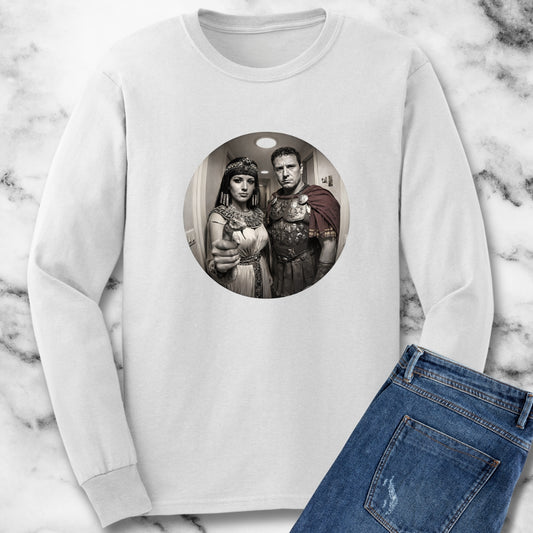 Peephole View Antony and Cleopatra Unisex Long Sleeve Tee