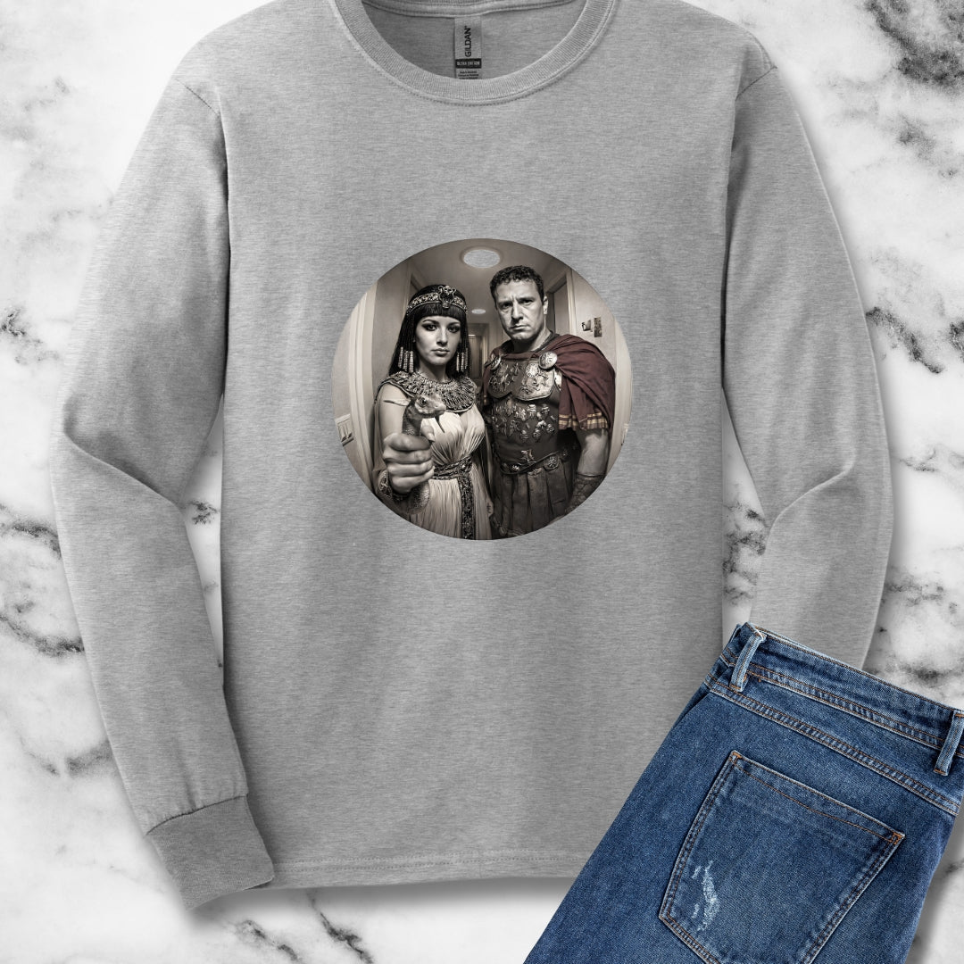 Peephole View Antony and Cleopatra Unisex Long Sleeve Tee