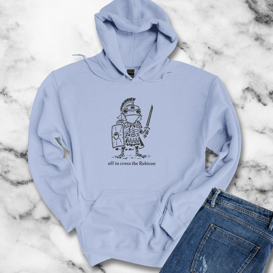 Centurian Frog Off to Cross the Rubicon Hoodie