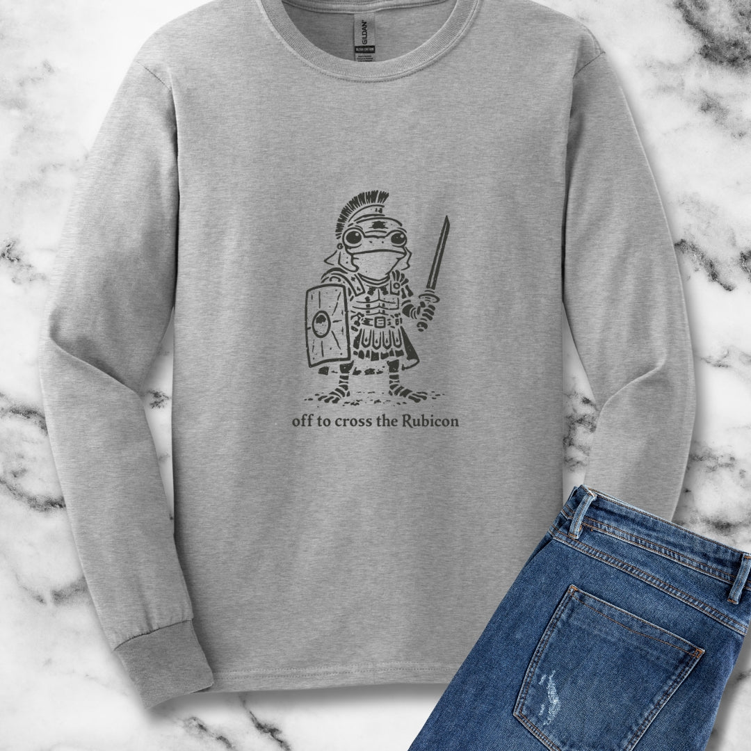 Centurian Frog Off to Cross the Rubicon Long Sleeve Tee