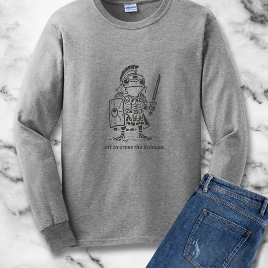 Centurian Frog Off to Cross the Rubicon Long Sleeve Tee