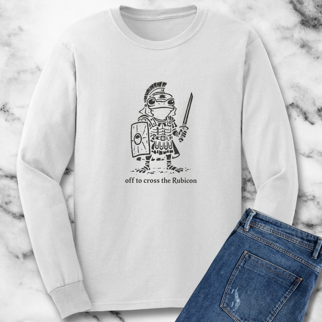Centurian Frog Off to Cross the Rubicon Long Sleeve Tee