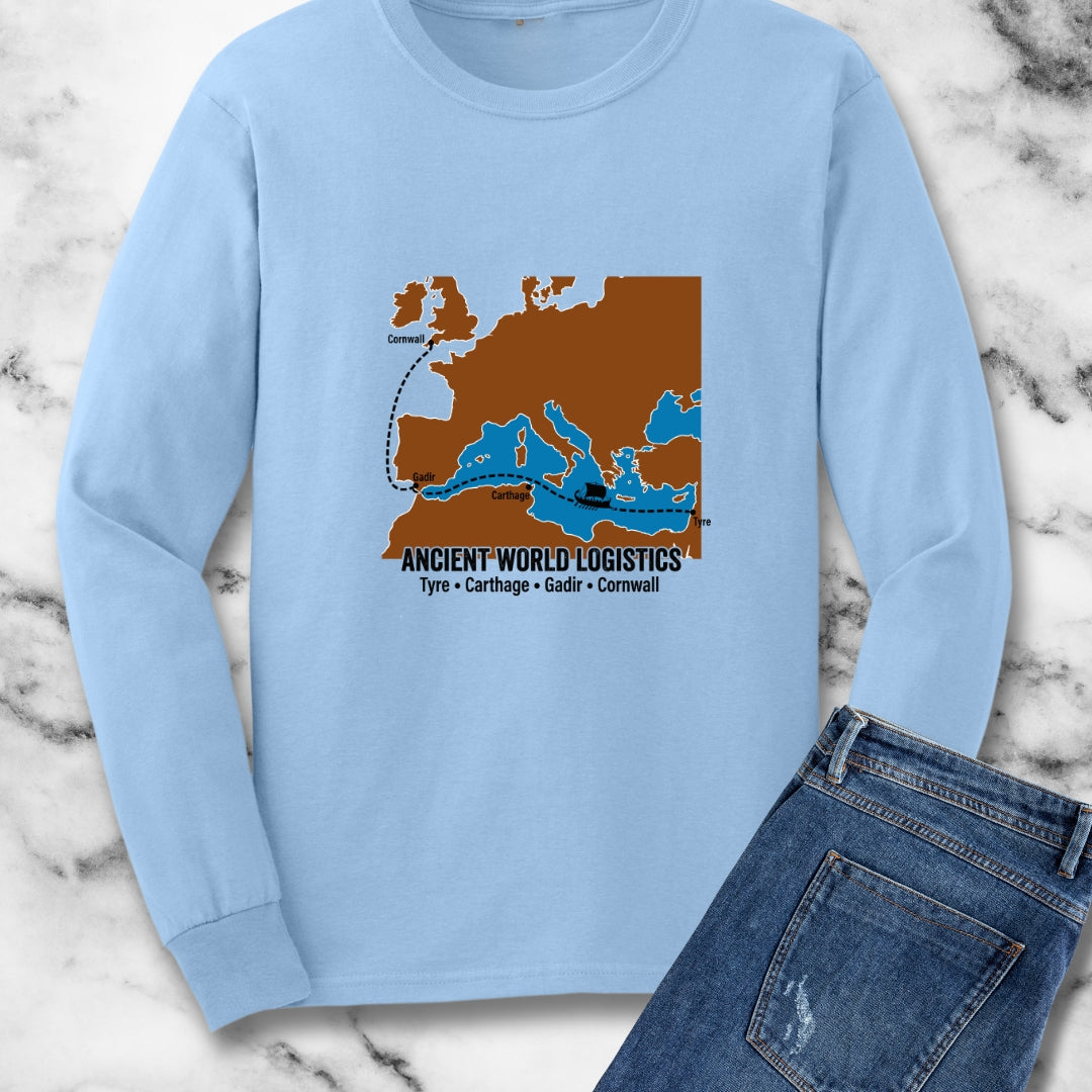 Phoenicians Ancient Shipping Maritime Long Sleeve Tee