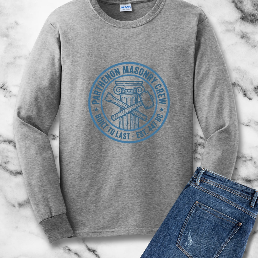 Parthenon Masonry Crew Long Sleeve Tee