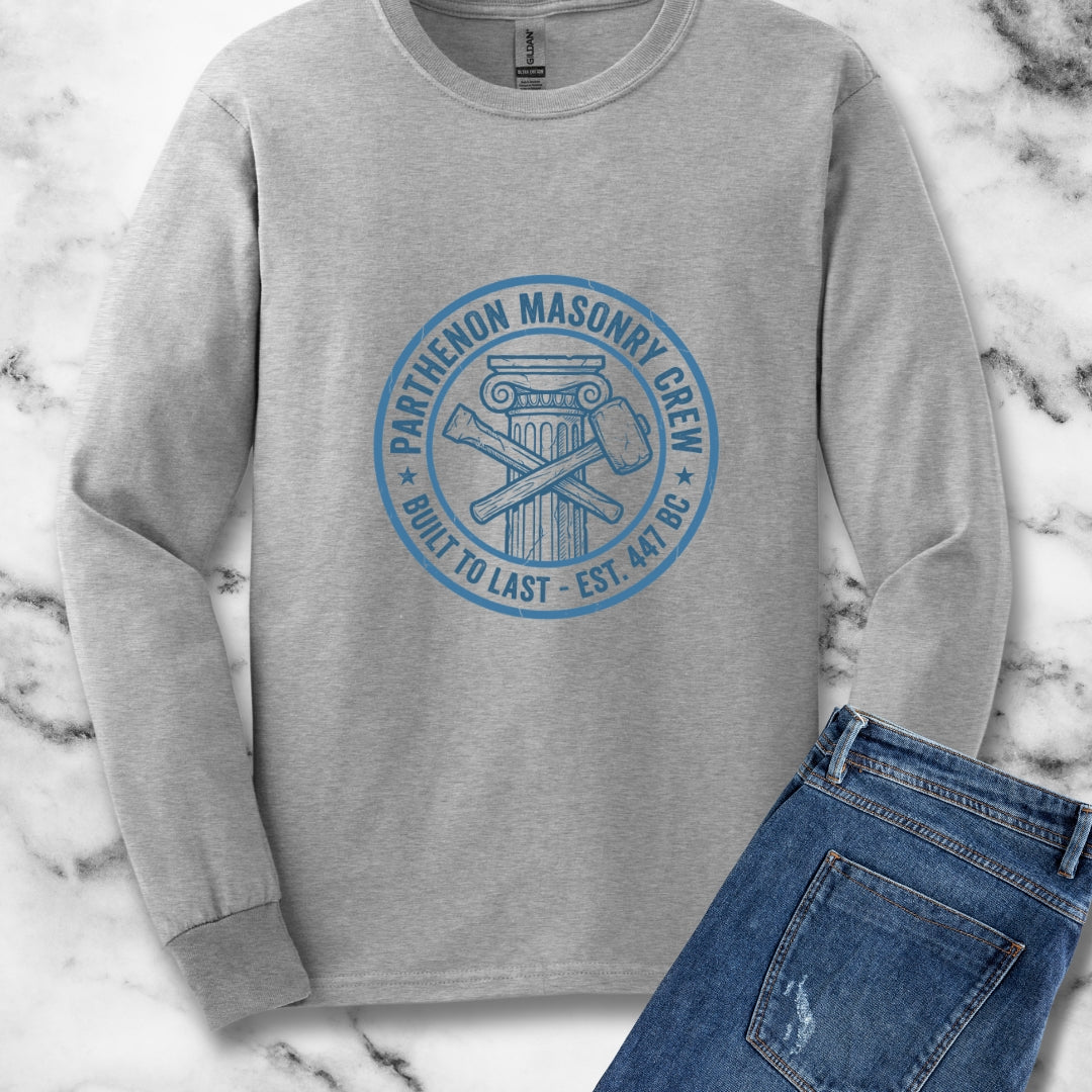 Parthenon Masonry Crew Long Sleeve Tee