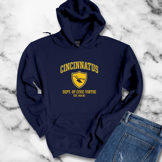 Cincinnatus Return to Plough Hoodie