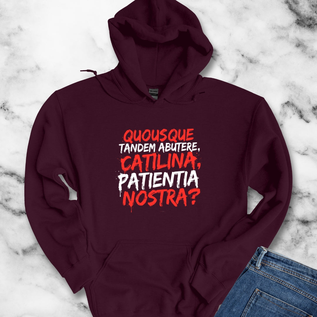 Cicero First Speech Against Catiline Conspiracy Hoodie