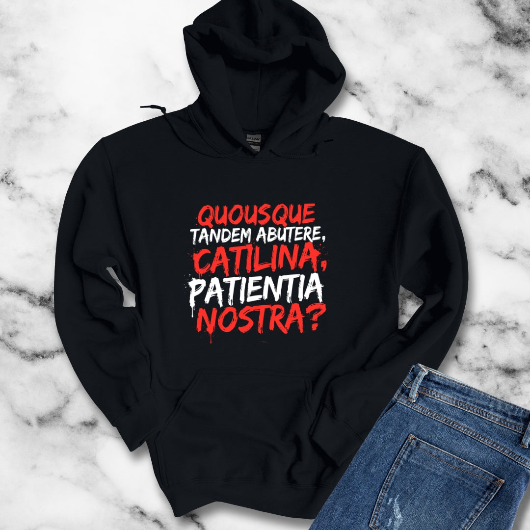 Cicero First Speech Against Catiline Conspiracy Hoodie
