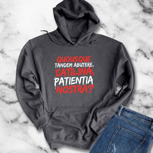 Cicero First Speech Against Catiline Conspiracy Hoodie