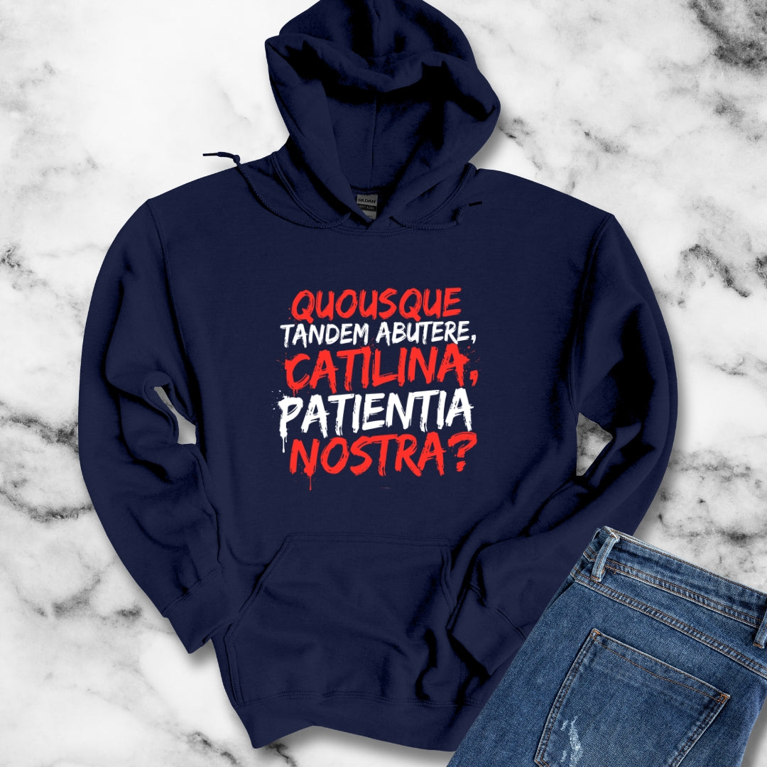 Cicero First Speech Against Catiline Conspiracy Hoodie
