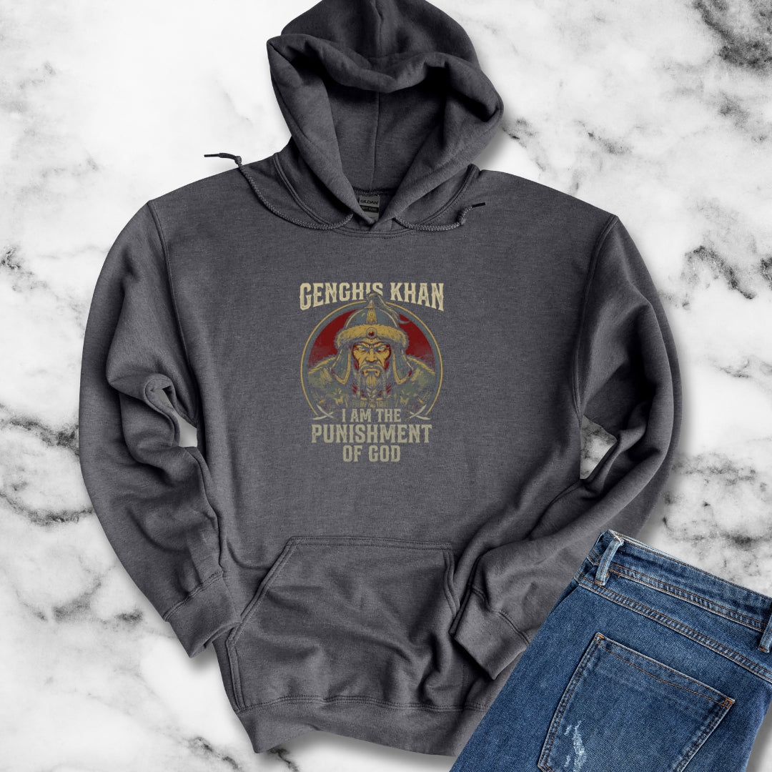 Genghis Khan Punishment from God Hoodie