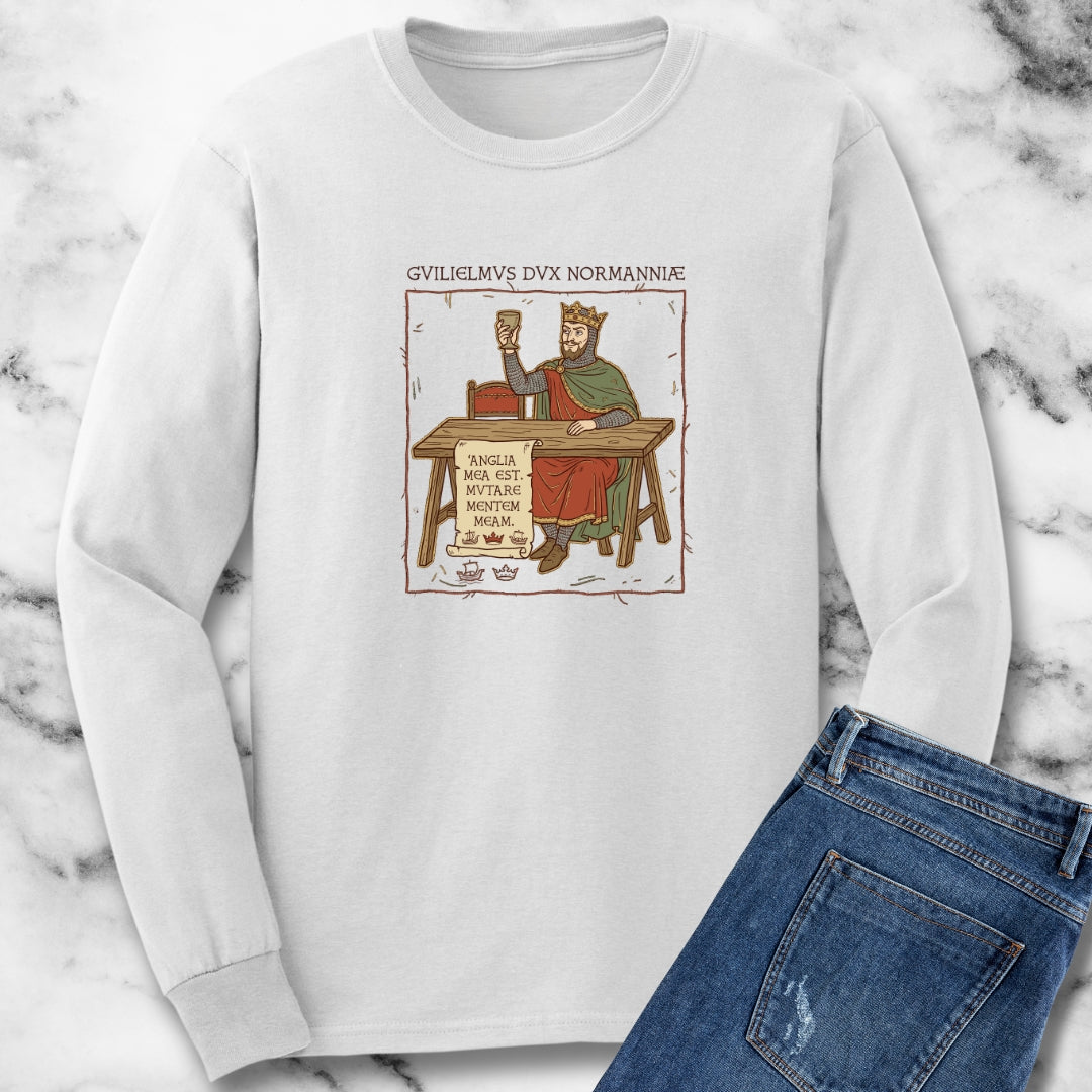 William Conqueror England is Mine Long Sleeve Tee