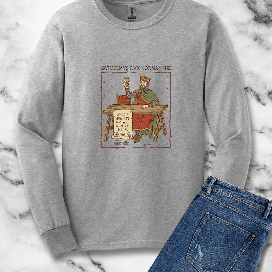 William Conqueror England is Mine Long Sleeve Tee