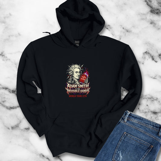 Heavy Metal Adam Smith Invisible Hand Tour Hoodie