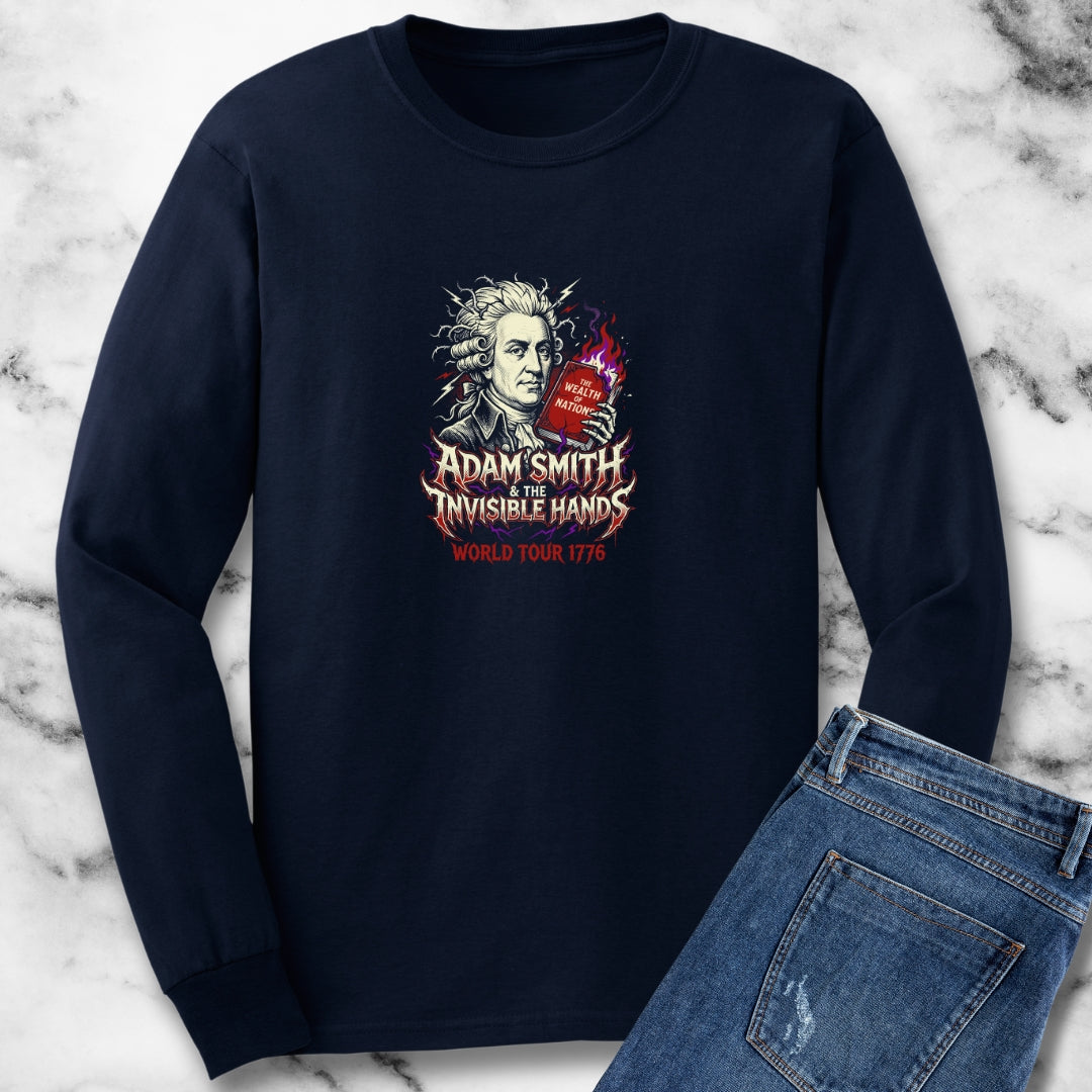 Heavy Metal Adam Smith Invisible Hand Tour Long Sleeve Tee