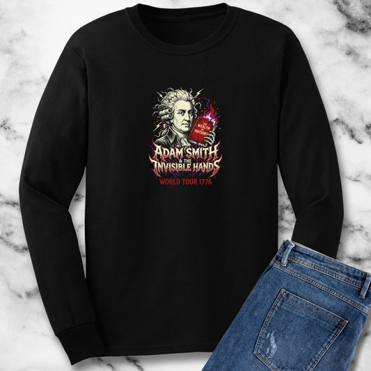 Heavy Metal Adam Smith Invisible Hand Tour Long Sleeve Tee