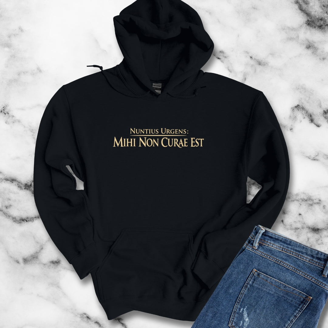 Breaking News: I Don't Care in Latin Hoodie