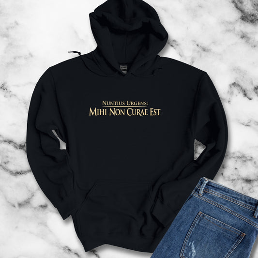 Breaking News: I Don't Care in Latin Hoodie