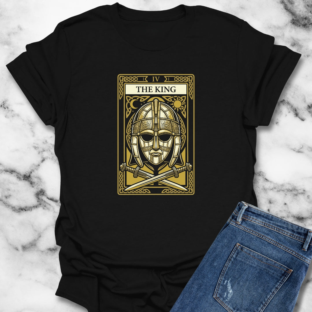 Sutton Hoo Saxon King Tarot T-Shirt