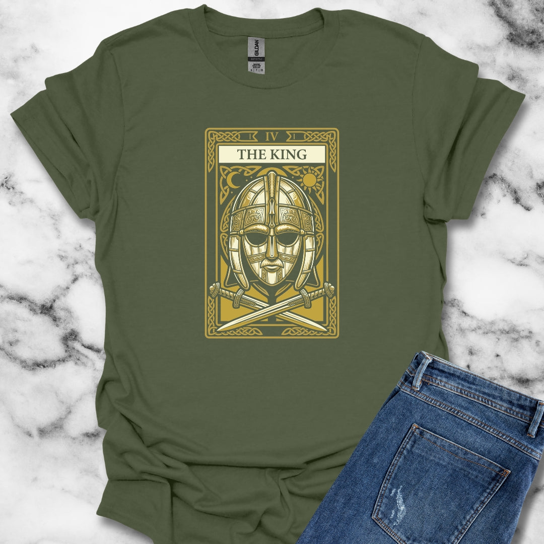 Sutton Hoo Saxon King Tarot T-Shirt