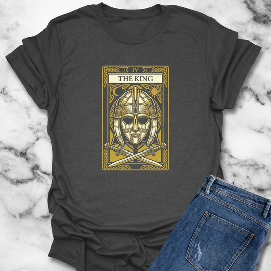 Sutton Hoo Saxon King Tarot T-Shirt