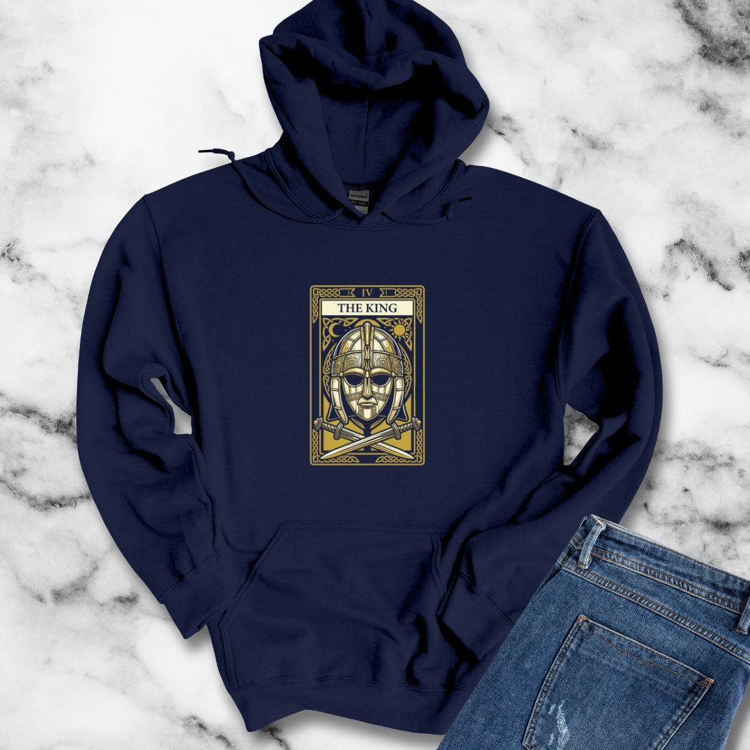 Sutton Hoo Saxon King Tarot Hoodie