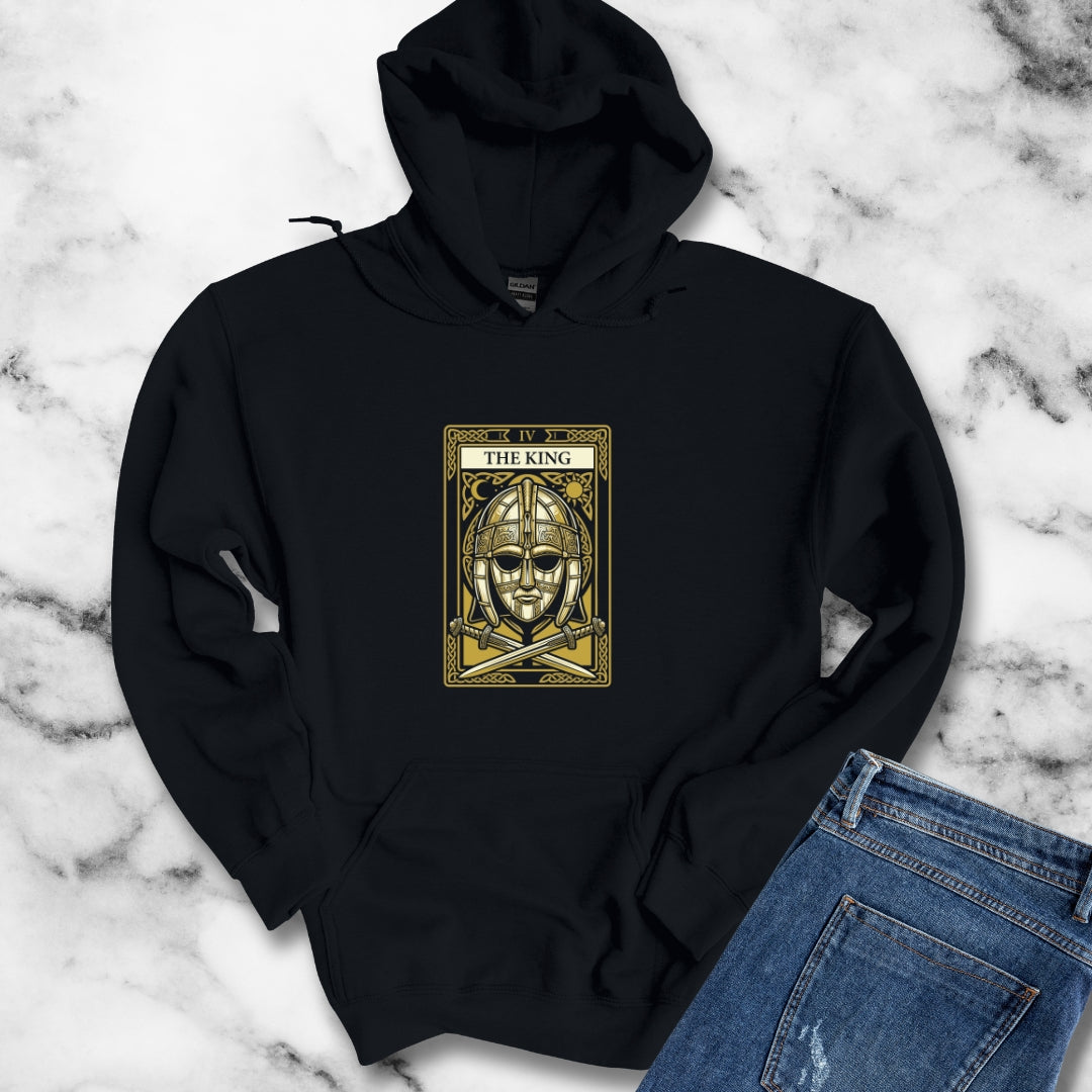 Sutton Hoo Saxon King Tarot Hoodie