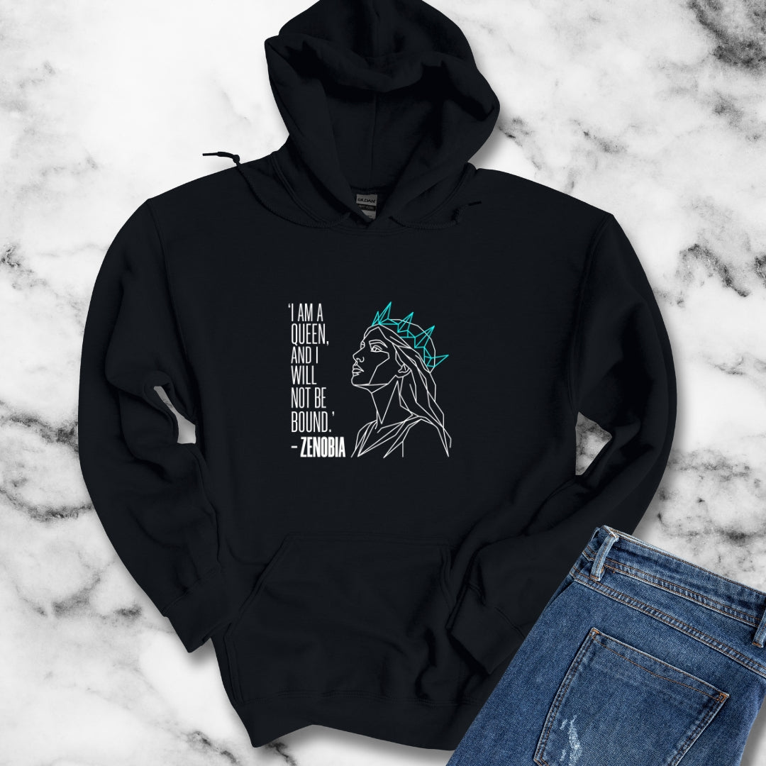 Line Art Queen Zenobia of Palmyra Hoodie