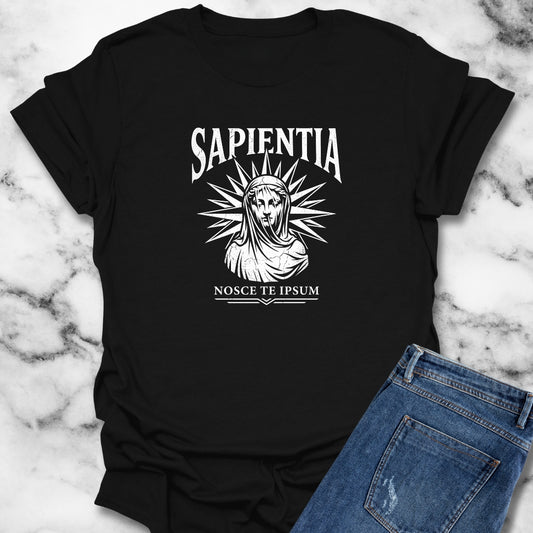 Wisdom Know Thyself Latin T-Shirt