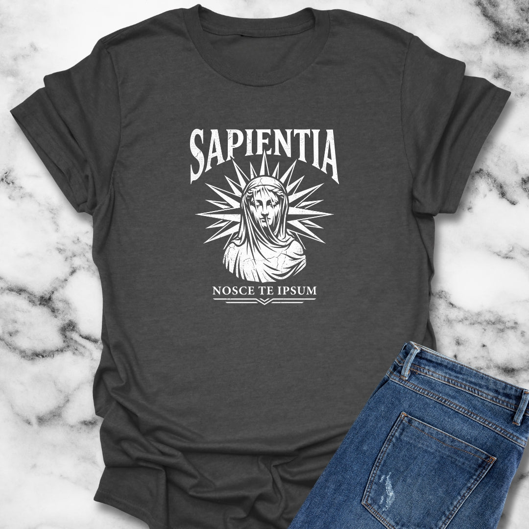 Wisdom Know Thyself Latin T-Shirt