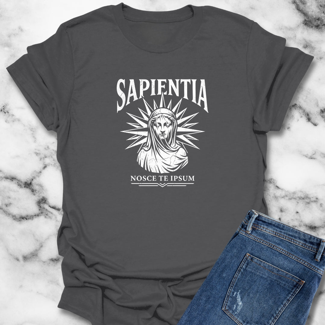 Wisdom Know Thyself Latin T-Shirt