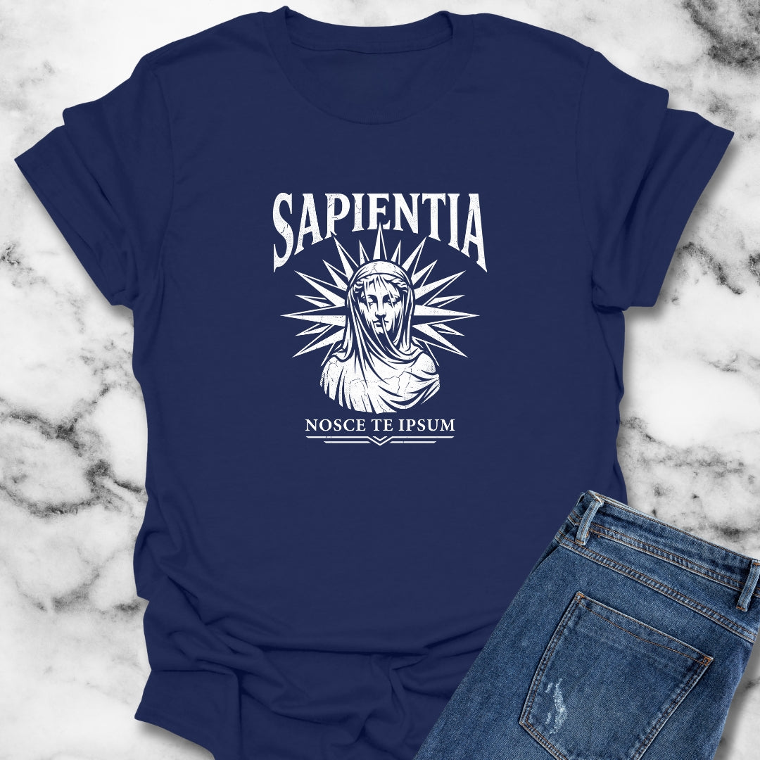 Wisdom Know Thyself Latin T-Shirt